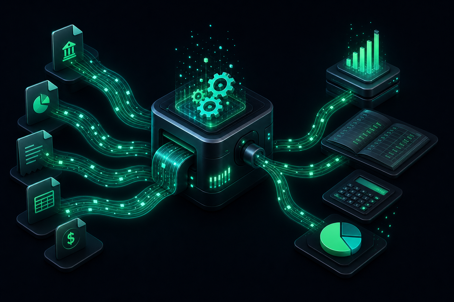 Automating accounting data flows