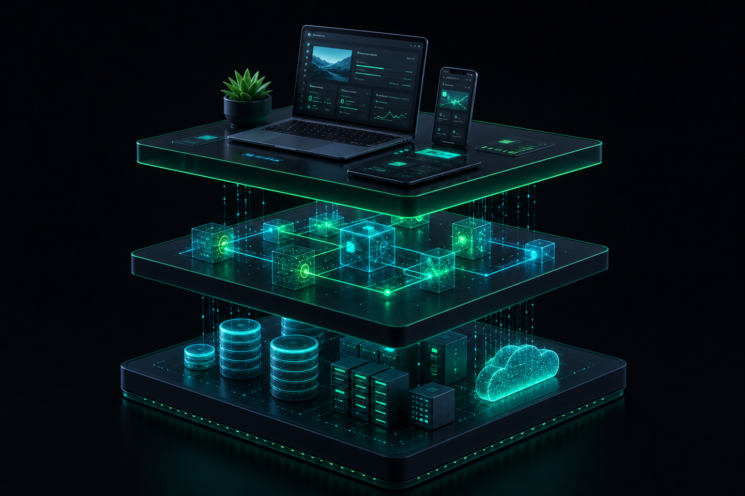 Full-stack tech department meaning