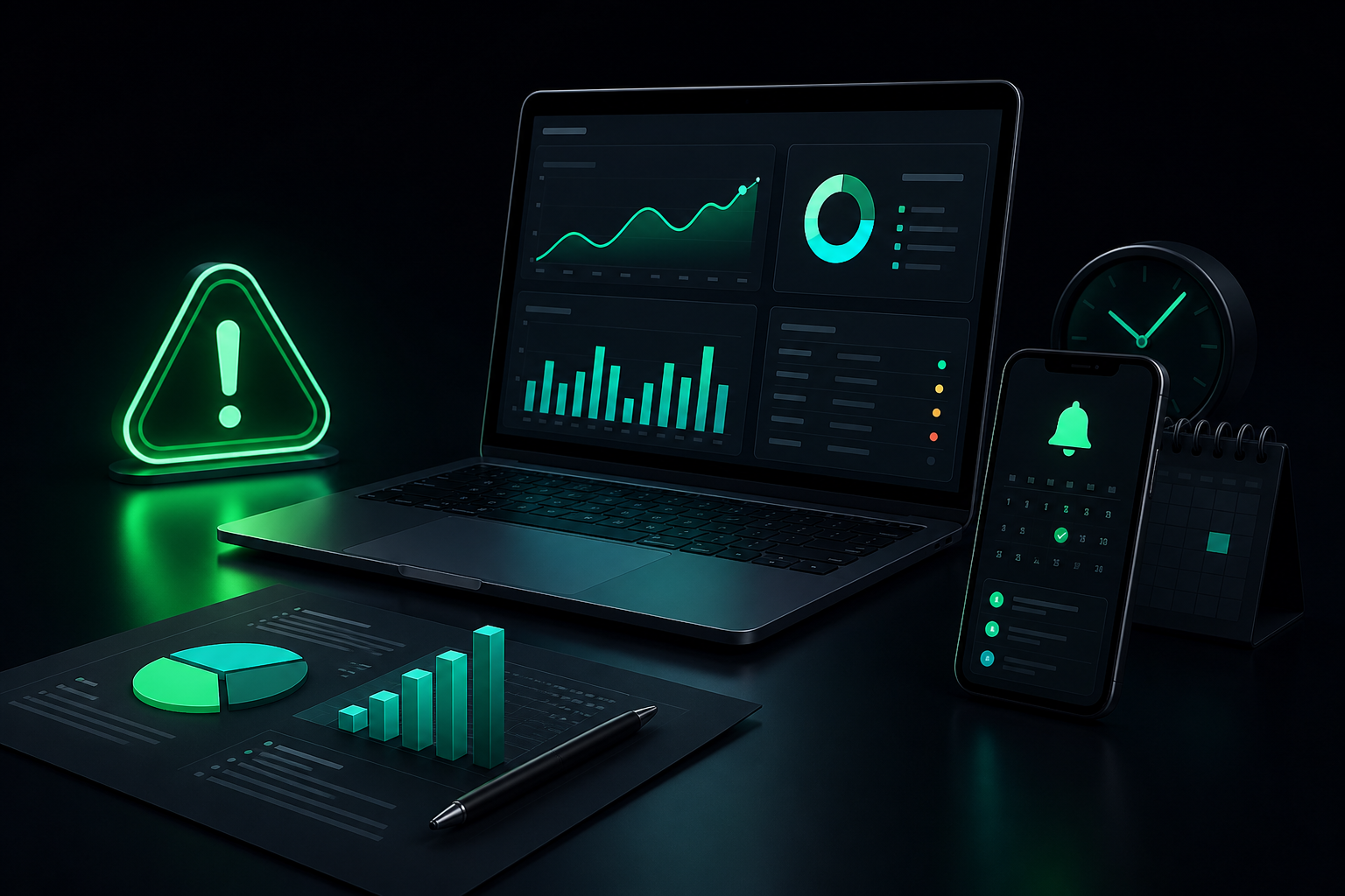 performance alerts and scheduled business reports