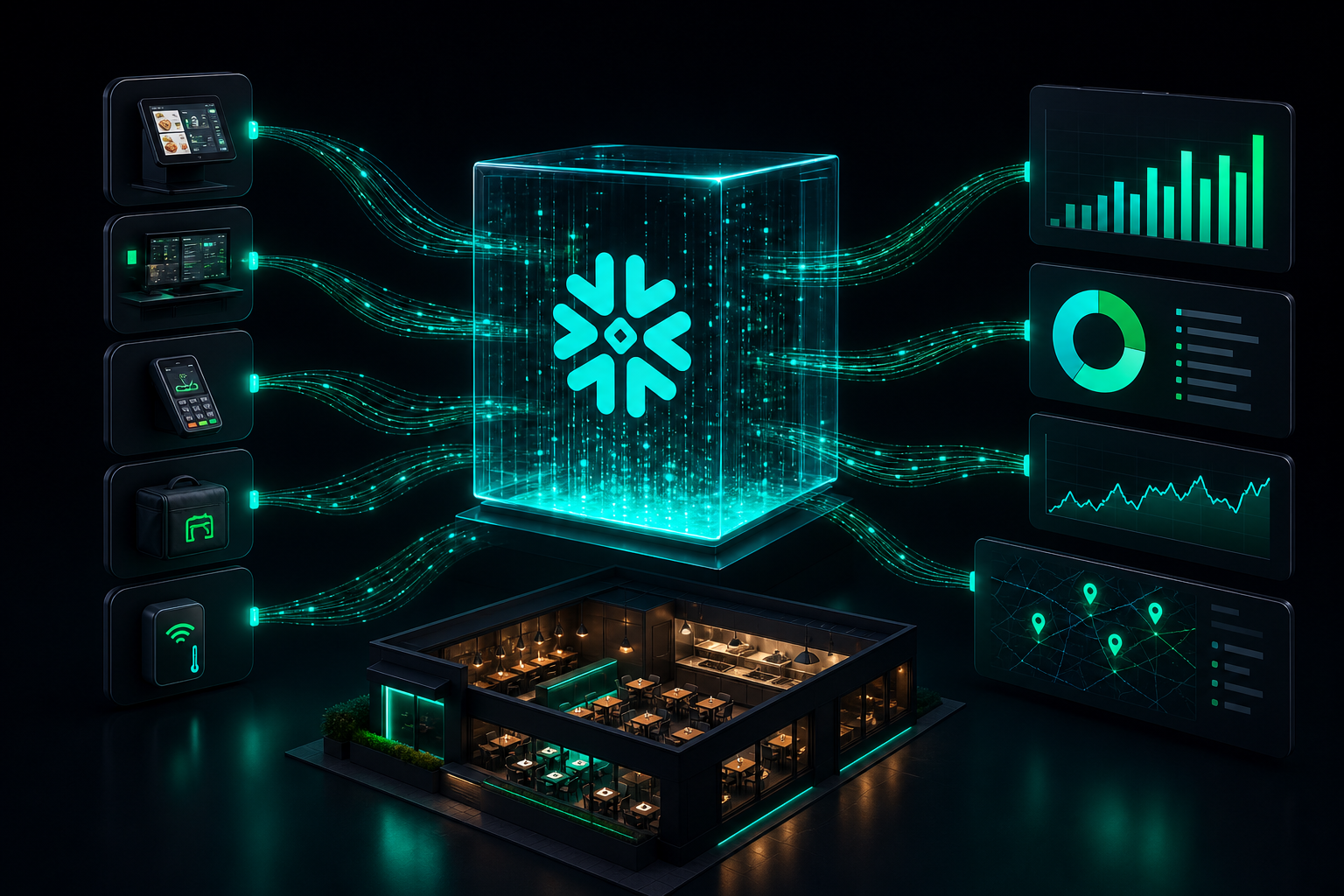 Snowflake data warehousing for restaurants