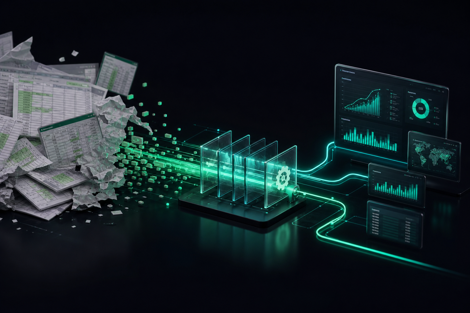the transition from messy spreadsheets to automated real-time reporting infrastructure