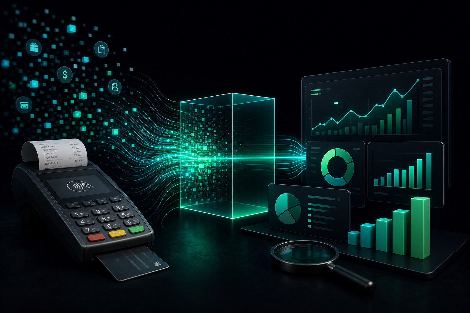 turning raw POS transaction data into actionable business insights and analytics